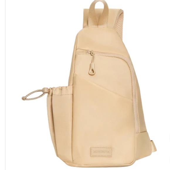 Mondetta Unisex Sling Bag beige/cream - Picture 2 of 5